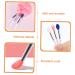 24pcs Translucent Lip Balm & Makeup Brush Set - Silicone Lip Applicator Wands for Lip Gloss Tint & Mask - Portable Beauty Tools for Flawless Lips - Buy Online on SooperMarket.com