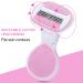 Manual Women's Razor - Washable Full-Body Shaver & Compact Travel Epilator in Pink | Perfect for Armpits Legs & Arms - Buy Online on SooperMarket.com