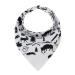 Pickle & Olive Reversible Baby Teething Bibs with Heart Shaped Teether - Monochrome (Set of 2) - Buy Online on SooperMarket.com