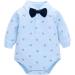 Famuka Baby Boy Formal Suit with Bows Waistcoat & Hat | Gentleman Tuxedo | 24 Months | Blue - Buy Online on SooperMarket.com