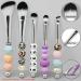 Ggnaxivs Beadable Makeup Brushes Silicone Beads DIY Makeup Cosmetic Brushes Beaded Brushes Kit for DIY - Buy Online on SooperMarket.com