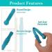 Buy Baby Bite Tube & Soft Food Silicone Toy for Toddlers | Sensory Exploration & Teething Relief - 0-6 Months (Blue & Pink) | International Shipping - Buy Online on SooperMarket.com