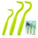 Rubigo 3 Pack Tick Remover Tools For Dogs Cats Humans. | Quick Safe And Painless Removal Of All Tick Sizes. 3 Different Sized Strong Plastic Tick Removers | For All Pets (Green)