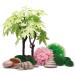 Biorb 55029 Decor Set 30L Sommer - Realistic Artificial Aquatic Plants & Stones for Freshwater & Saltwater Aquariums - Buy Online on SooperMarket.com