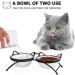 Y YHY Raised Ceramic Cat Food Bowls Set - 12 oz Elevated Pet Dishes with Stand for Cats and Small Dogs - Dishwasher Safe - Buy Online on SooperMarket.com