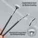 Angled Fan Shaped Eyelash Brush Eyelash Comb Separator Eyelash Comb Brush Mascara Fan Brush for Lashes Portable Folding Cosmetic Brushes Eyelash Separator Bent Applicators (2pcs Eyeliner Brush) - Buy Online on SooperMarket.com