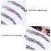 Gogogmee Hair-like Eyebrows 4pcs Eyebrow Stickers Tool Stickers Eyebrow Transfers Stickers Water Transfer Eyebrow Sticker 6d 21x15cm Brown - Buy Online on SooperMarket.com