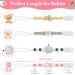 Soft Fexible Pacifier Clip Set - 4 Pack for Newborn Boy and Girl | Binky Holder Clips | Neutral Baby Shower & Christmas Gift - Buy Online on SooperMarket.com