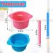 Silicone Wax Pot Insert Kit | Reuseable Liner & Spatulas | Hair Removal for Face & Underarms | Pink Blue - Buy Online on SooperMarket.com