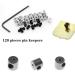 120 Pcs Pin Locks with Wrench - Sliver Locking Pin Keepers 6x5mm - Buy Online on SooperMarket.com