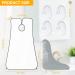 Beard Trimmer Catcher JT JUSTIME Beard Shaving Apron Bib Moustache Grooming Kit with Shaping Tool for Men's Trimming Hair Cutting Cape - Buy Online on SooperMarket.com
