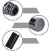 Zeoabsy 4-Pack 10ml Shiny Black Glass Spray Bottles with Funnel - Refillable Atomizer for Travel & DIY - Buy Online on SooperMarket.com