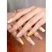 Kalolary 20PCS Nail Adhesive Wrap Nail Gel Polish Strips Full Wraps Nail Polish Stickers Cured Gel Nail Strips Self-Adhesive Gel Nail Wrap Stickers Decals(UV/LED Lamp Required) (Colorful 3) - Buy Online on SooperMarket.com