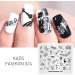 Alexnailart Nail Stamping Printing Plate Template Image Plate Stamper Scraper Music notes Musical instrument Dancer Jazz Pattern Nail Art Decoration DIY Print Manicure Design FA024 - Buy Online on SooperMarket.com