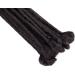 Silk-co All Human Handmade Dreadlocks Braiding Hair Extensions 12" Crochet Braids Reggae Hip-Hop Hairpiece Handmade for Braiding Dark Brown  - Buy Online on SooperMarket.com