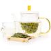 Oriarm 2023 Chinese Long Jing Dragon Well Green Tea Leaves - 1000g Ecologically Grown Loose Leaf - Yuqian Harvest, 4 x 250g Zip-lock Bags - Buy Online on SooperMarket.com