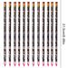 AMZLORD 4/12PCS Rhinestone Picker Pencil Set Self Adhesive Crystal Gem Pick Up Tools with Pencil Sharpener Dotting Wax Pen Nail Dotting Wax Pen Rose Red-12PCS - Buy Online on SooperMarket.com