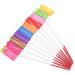 Floratek Dance Ribbon Streamer 10 Pack - 4.0 Meters | Rhythmic Gymnastic Silk Ribbons for Kids - Artistic Baton Twirling - Buy Online on SooperMarket.com