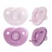 Philips AVENT Soothie Heart Pacifier 0-3 Months Pink/Light Pink 4 Pack SCF099/42 4 Pack 0-3m Pink/Light Pink