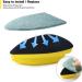 ZABEES Polishing Cleaner Window Glass Countertop Car Wash Wipe Tool With Nylon Cloth Scrub Pad Windshield Buffing Wrapping Brush 1pc Handle+5pcs Pad - Buy Online on SooperMarket.com