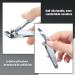 12 Pcs Slanted Edge Nail Clippers - Metal Side Cuticle Trimmer for Precise Nails Cutting - Curved Nail Edge Cutter for Pedicure and Manicure - Buy Online on SooperMarket.com