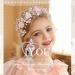 IYOU Flower Communion Headpiece Pink Floral Princess Headbands Pearl Butterfly Birthday Wedding Hair Accessories for Girls - Buy Online on SooperMarket.com