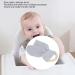 Baby Teething Wooden Ring - Bunny Ears Design Bite-Resistant Cotton Gauze Soothing Teether for Babies (Gray) | International Shipping - Buy Online on SooperMarket.com