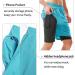 TENJOY Men's 2 in 1 Running Shorts - Quick Dry Athletic Workout Shorts with Phone Pockets (Light Blue, Large) - Buy Online on SooperMarket.com