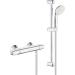 GROHE 34151004 Grohtherm 1000 Thermostat Battery Set DN 15 - Chrome Shower Arrangement 600 mm | International Shipping Available - Buy Online on SooperMarket.com