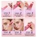 SWETIYOU Blush Beauty Wand - Liquid Blush with Cushion Applicator for Natural Dewy Finish - Long-Wearing Lightweight Blendable Rouge Stick (Orange Pink) - Buy Online on SooperMarket.com