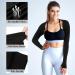 DSLSQD Women's UV Protection Bolero & Cooling Arm Sleeves - Sun Protection Scarf for Outdoor Activities - Black - Buy Online on SooperMarket.com