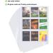 POKONBOY 288 Pockets Trading Card Sleeves - 9-Pocket Binder Sheets for Standard Size Cards - Sport, Game, Business Card Storage - Buy Online on SooperMarket.com
