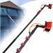 High Window Cleaning Kit with Pole Cleaning Pole easy to install and disassemble Washing Kit for Extension Poles 55cm Brush Head 10M/33FT