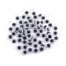 200 Pieces DIY Wiggly Googly Eyes Black White Self-Adhesive Doll Eye Movable Simulation Animal Eyeball Craft Supplies 8mm