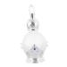 PLAFOPE 1pc Perfume Bottle Scented Cosmetic Sprayer Bottle Refillable Liquid Bottle Empty Perfume Container Mini Spray Bottle Humidifier Empty Glass Composite Material Perfume Rack Travel 9X4X4CM Silver