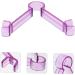 Baluue Lip Muscle Trainer Mouth Trainer Face Exerciser Lift Oral Exerciser Exerciser Muscle Lips Trainer Lips Slimming Exerciser Muscle Tightening Lips Shaper Lift Tool 9.30X7.70X1.50CM Purple - Buy Online on SooperMarket.com