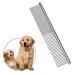 Redreo dog beme pet steel comb pet comb stainless steel pet care comb to remove complications and knots poodle care deshedding tool