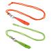 Vigorola 2 pcs Dog Whistle with Lanyard ABS Plastic Dog Training Whistles for for Recall and Pets Training(Orange + Light Green)