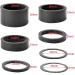 Fengek 15 Pcs Carbon Fiber Bicycle Headset Spacer Kit - 7 Sizes for 1-1/8 Inch Stem - 1mm to 20mm - Buy Online on SooperMarket.com