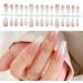 Ruarby Semi Cured Gel Nail Strips French Style Gel Nails Stickers Nails Art Stickers Nails Polish Strips Gel Wraps for Nails BSS0368 - Buy Online on SooperMarket.com