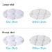 Self Adhesive Dots  1000Pcs(500 Pair Sets) 0.59 Inch Diameter Strong Self Adhesive Dots for Classroom Nylon Sticky Back Coins Hook Loop Strips  Small Circle Dots Stickers Tapes  White 0.59 -1000Pcs - Buy Online on SooperMarket.com