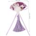 minkissy 3 Pairs Scalloped Tassel Hair Clip Toddler Hairpin Japanese-style Fabric Purple - Buy Online on SooperMarket.com