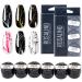 ROSALIND Spider Gel Nail Polish UV Set 6pcs Kit 5ml Line Drawing Nail Design DIY Peel Off Painting Line for Gel Polish 07