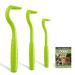 Nepfaivy Tick Remover Tool for Dogs - 3 Pcs Painlessly Tick Remover for Humans and Cats Pets Green