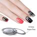 JIAHAO 2Pcs Gold/Silver Striping Tape Line Nail Art Decoration Sticker Set with Dispensers - DIY Nail Tip Design - Buy Online on SooperMarket.com