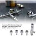 Yolispa Disconnect Adapter Airbrush Horse Quick Connecter Set 1/8'' Fittings Part with 4 Fittings2 Disconnect Adapter Brush Fitting Airbrush Horse Brush Fitting Set Brush Fitting Disconnect Adapt - Buy Online on SooperMarket.com