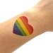 Phogary Pride Merch Gay Rainbow Stickers (60pcs 6 Designs) Pride Accessories Waterproof Body Paints Decals for Pride Day Parade Event LGBTQ+ - Buy Online on SooperMarket.com