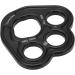 Paw Rigging Plate 3-Hole Aluminum Anchor Plate for Rock Climbing - 50KN Weight Bearing | Climbing Gear for Outdoor Adventures - Buy Online on SooperMarket.com