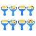 STOBOK Drawing Sponge Roller Brush Kids Paint Graffiti DIY Tool Sponge Brush 8 Pieces
