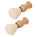 Mini Shaving Brush with Curved Handle | Soft Synthetic Hair for Improved Foam | Quick Drying & Easy Clean | Perfect for Travel & Home Use - Buy Online on SooperMarket.com